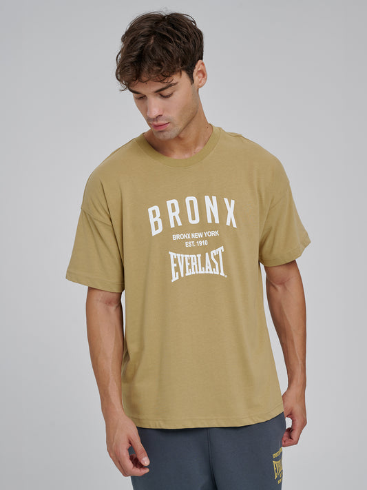 Everlast Bronx NYC 2.0 Oversize Sarı Hardal Erkek Tişört
