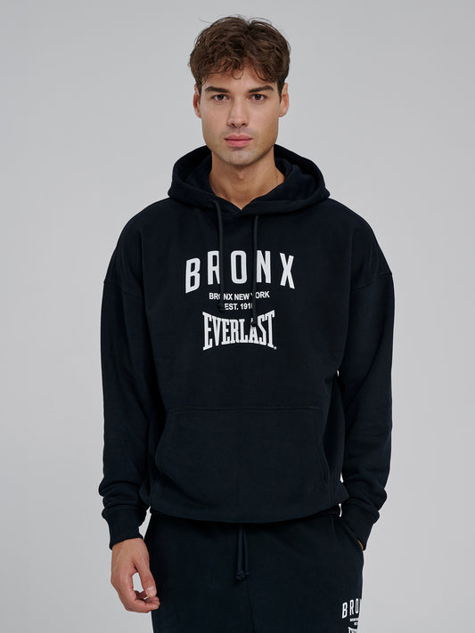 Everlast Bronx NYC 2.0 Oversize Siyah Erkek Hoodie