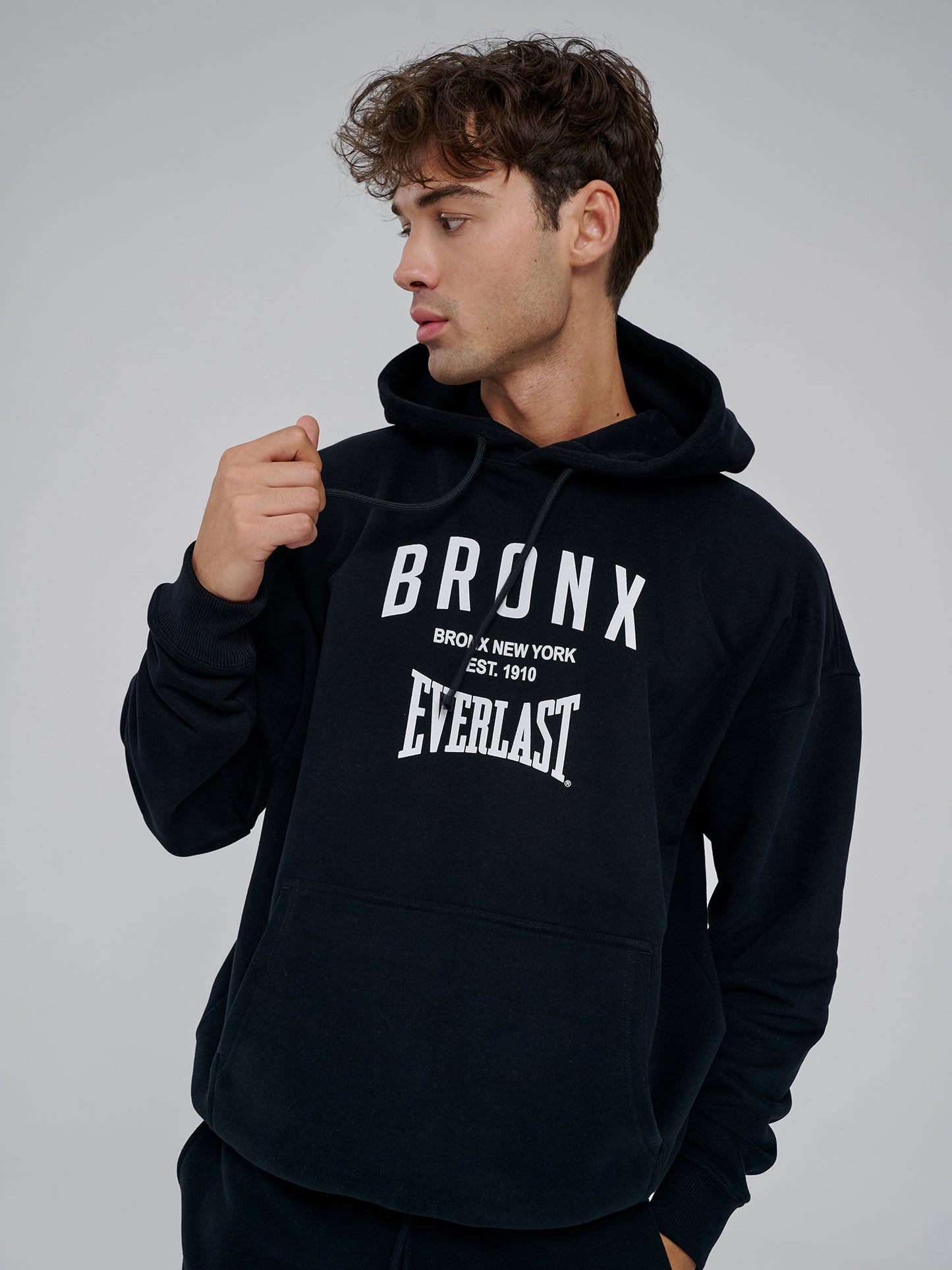 Everlast Bronx NYC 2.0 Oversize Siyah Erkek Hoodie