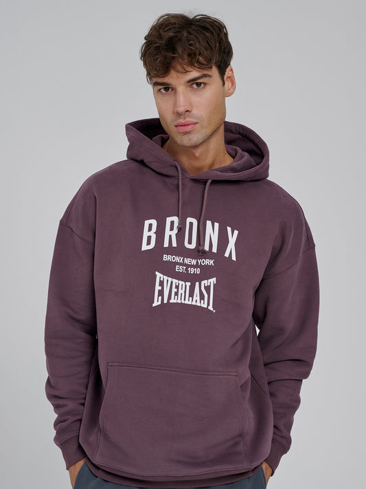 Everlast Bronx NYC 2.0 Oversize Mor Erkek Hoodie