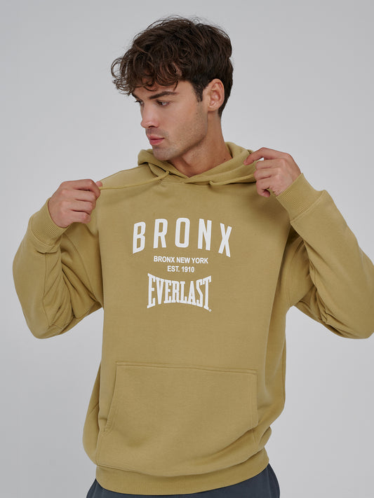 Everlast Bronx NYC 2.0 Oversize Sarı Hardal Erkek Hoodie