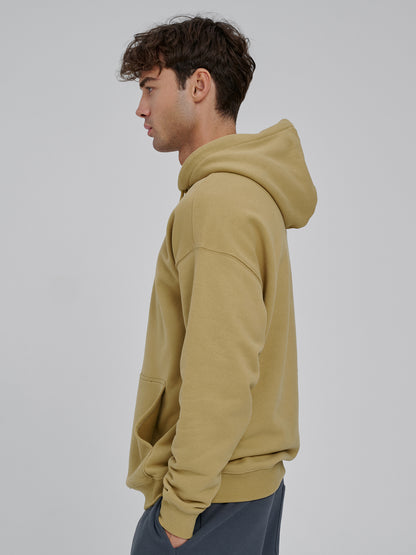Everlast Bronx NYC 2.0 Oversize Sarı Hardal Erkek Hoodie
