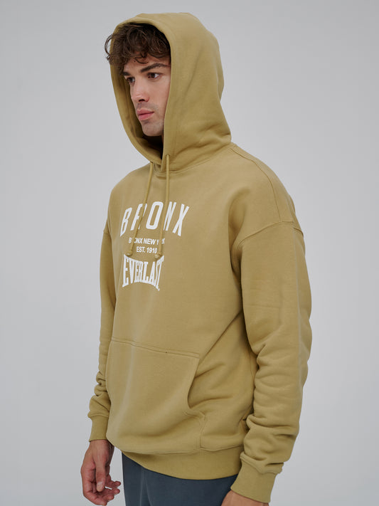 Everlast Bronx NYC 2.0 Oversize Sarı Hardal Erkek Hoodie