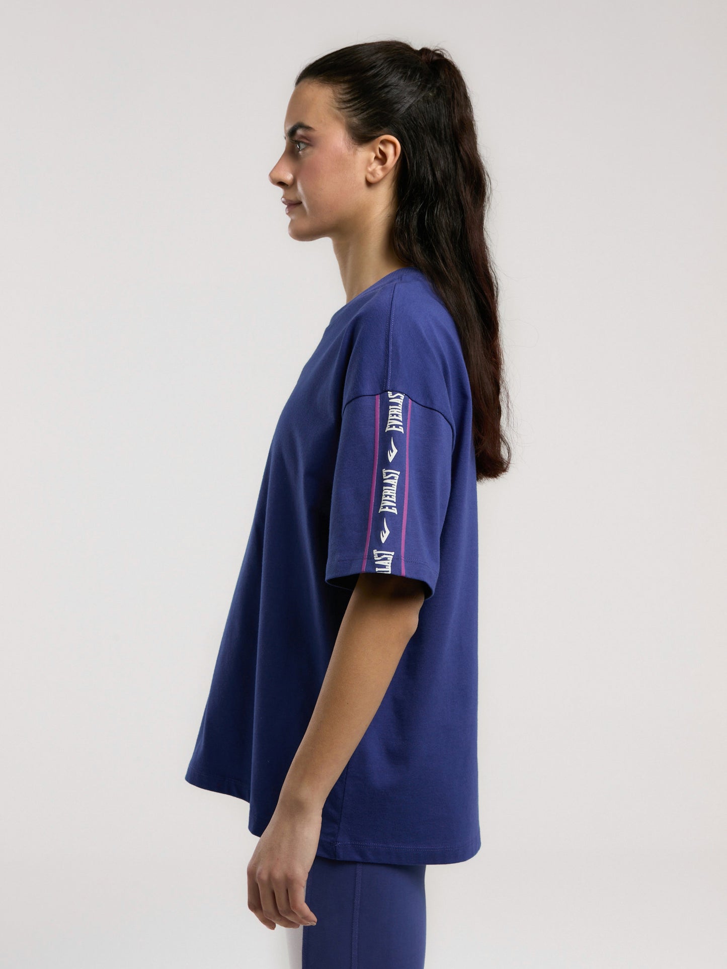 Everlast Boxing Club Wmn Oversize Koyu İndigo Kadın Tişört