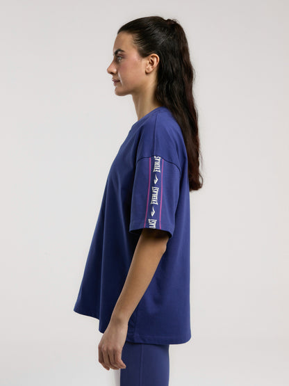 Everlast Boxing Club Wmn Oversize Koyu İndigo Kadın Tişört