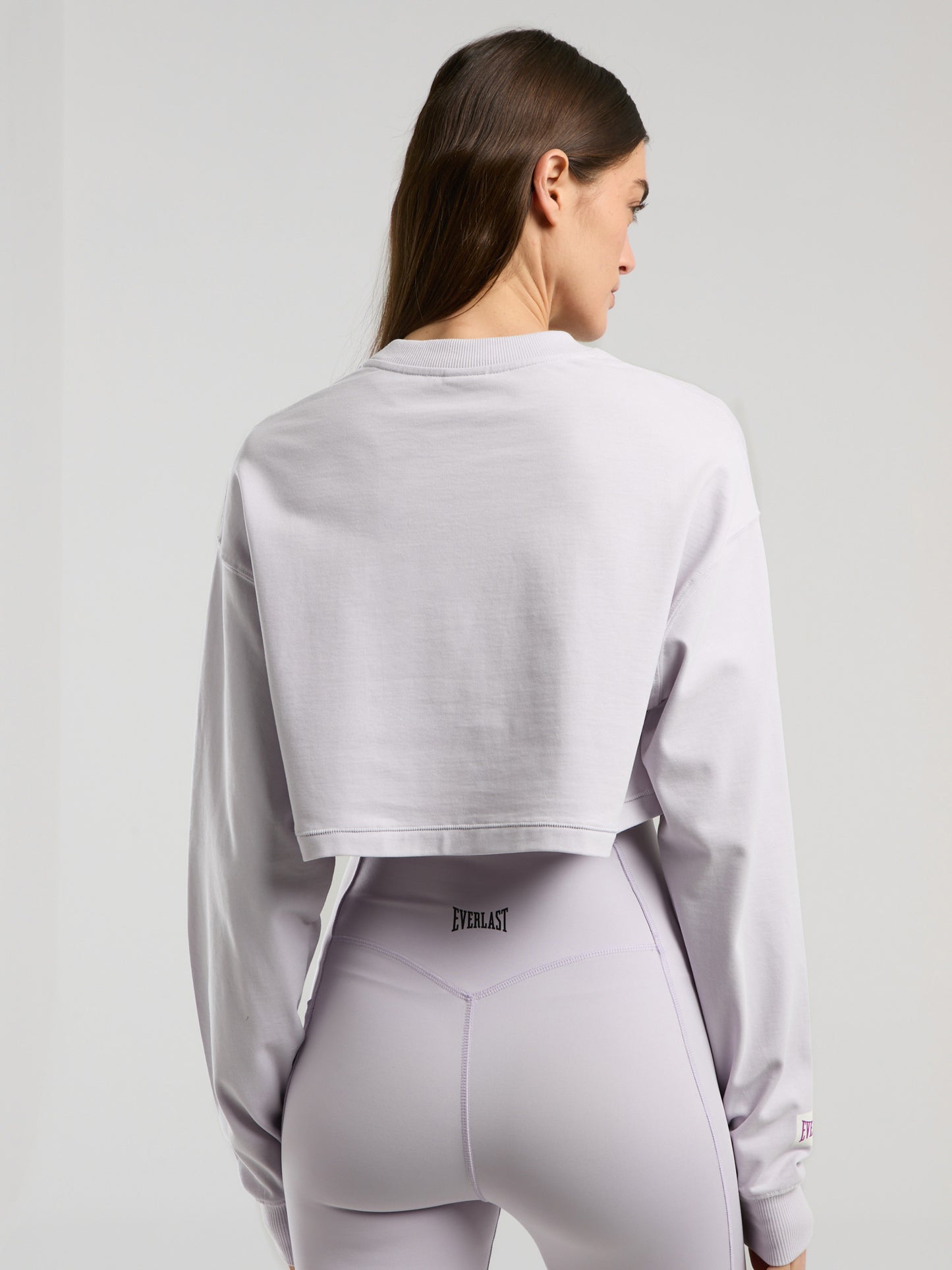 Everlast Boxing Club Wmn Oversize Uzun Kollu Lila Kadın Tişört