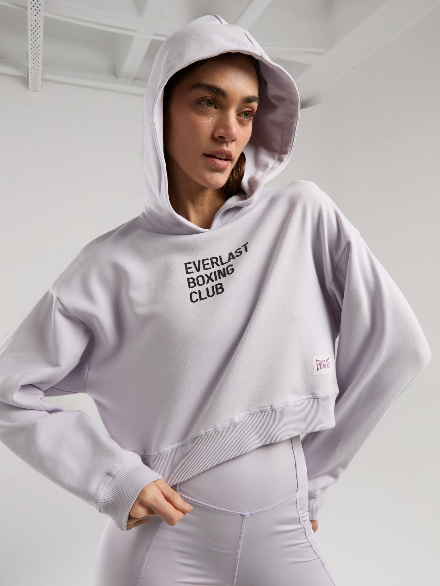 Everlast Boxing Club Wmn Crop Uzun Kollu Lila Kadın Sweatshirt