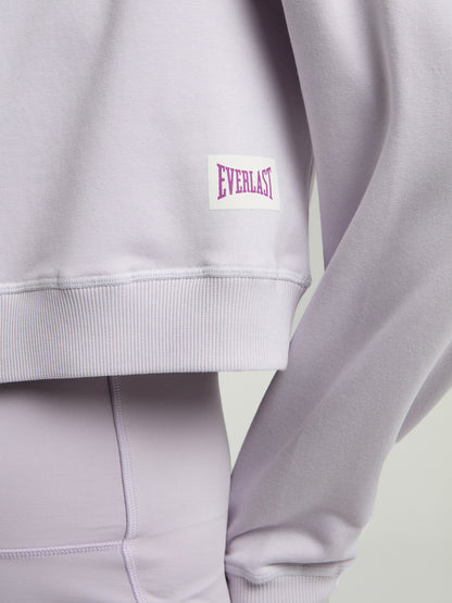 Everlast Boxing Club Wmn Crop Uzun Kollu Lila Kadın Sweatshirt