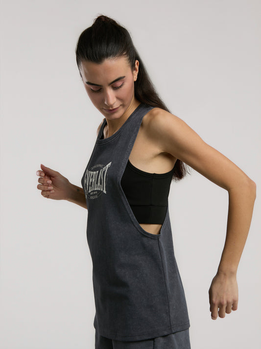 Everlast Authentic Boxing Wmn Oversize Antrasit Kadın Atlet
