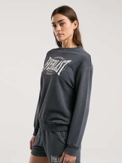 Everlast Authentic Boxing Wmn Antrasit Kadın Sweatshirt