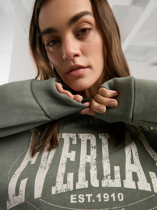 Everlast Authentic Boxing Wmn Haki Kadın Sweatshirt