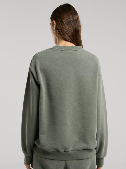 Everlast Authentic Boxing Wmn Haki Kadın Sweatshirt