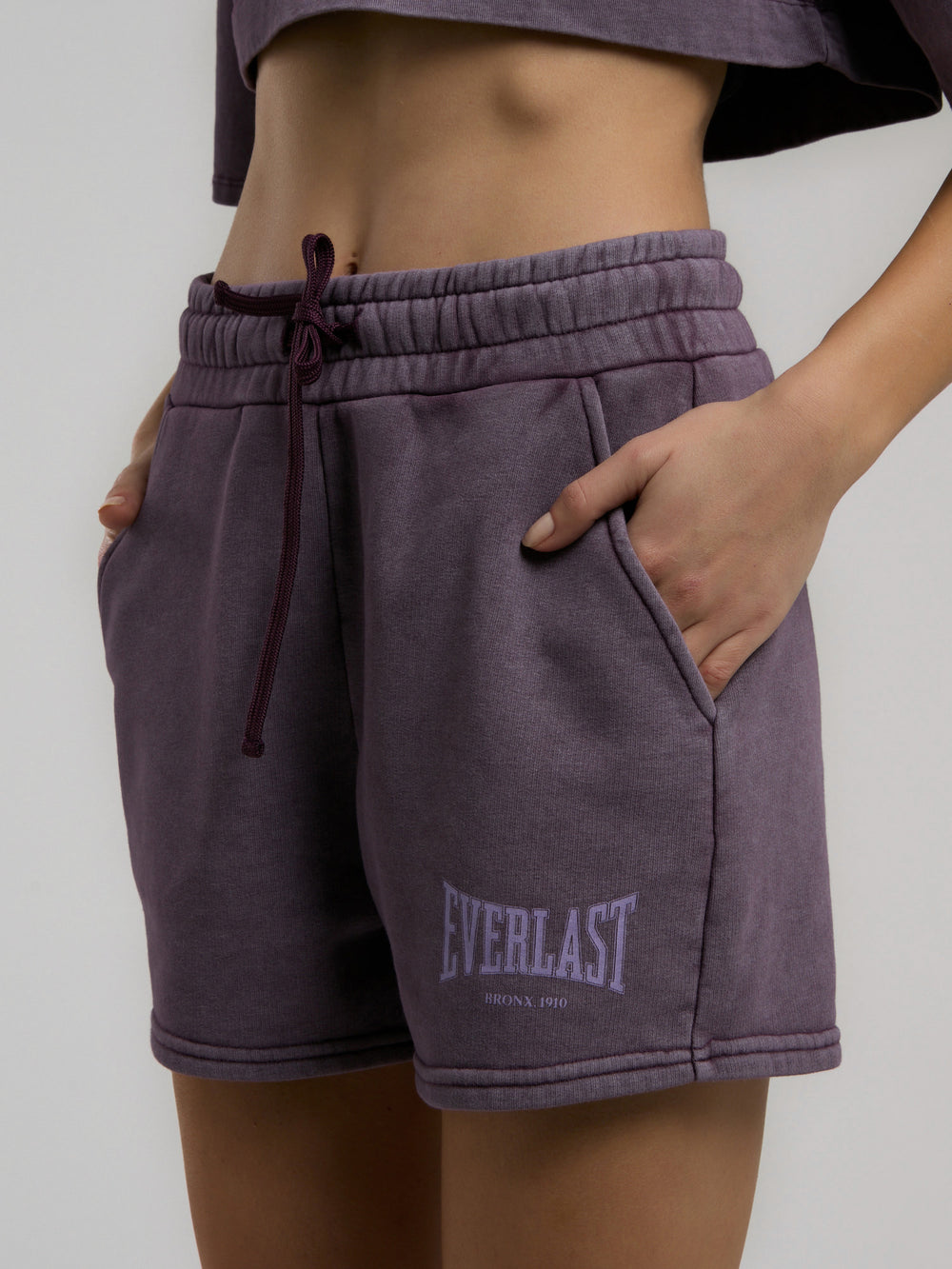 Everlast Bronx 1910 Mor Kadın Şort