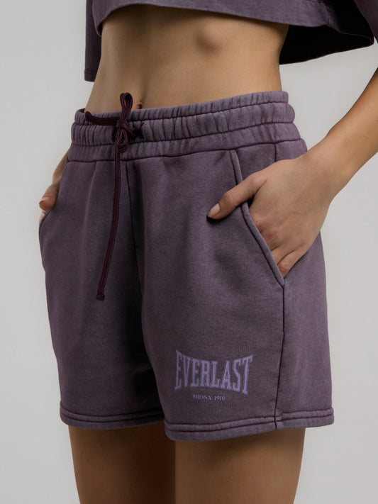 Everlast Bronx 1910 Mor Kadın Şort
