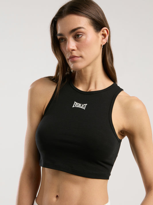 Ever Classics Wmn Siyah Kadın Basic Crop Atlet