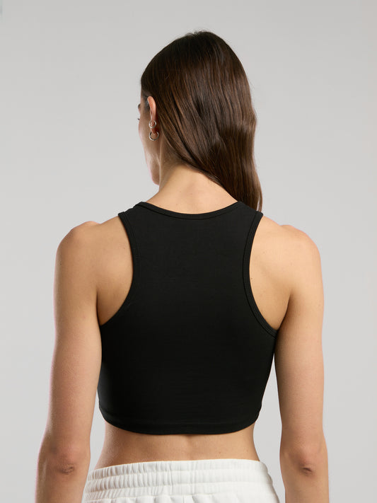 Ever Classics Wmn Siyah Kadın Basic Crop Atlet