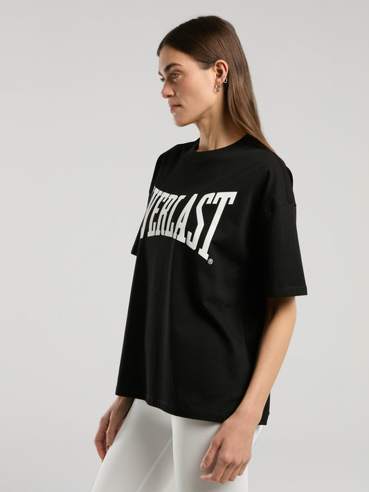Ever Classics Wmn Oversize Siyah Kadın Tişört