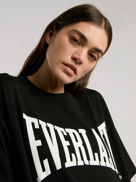 Ever Classics Wmn Oversize Siyah Kadın Tişört
