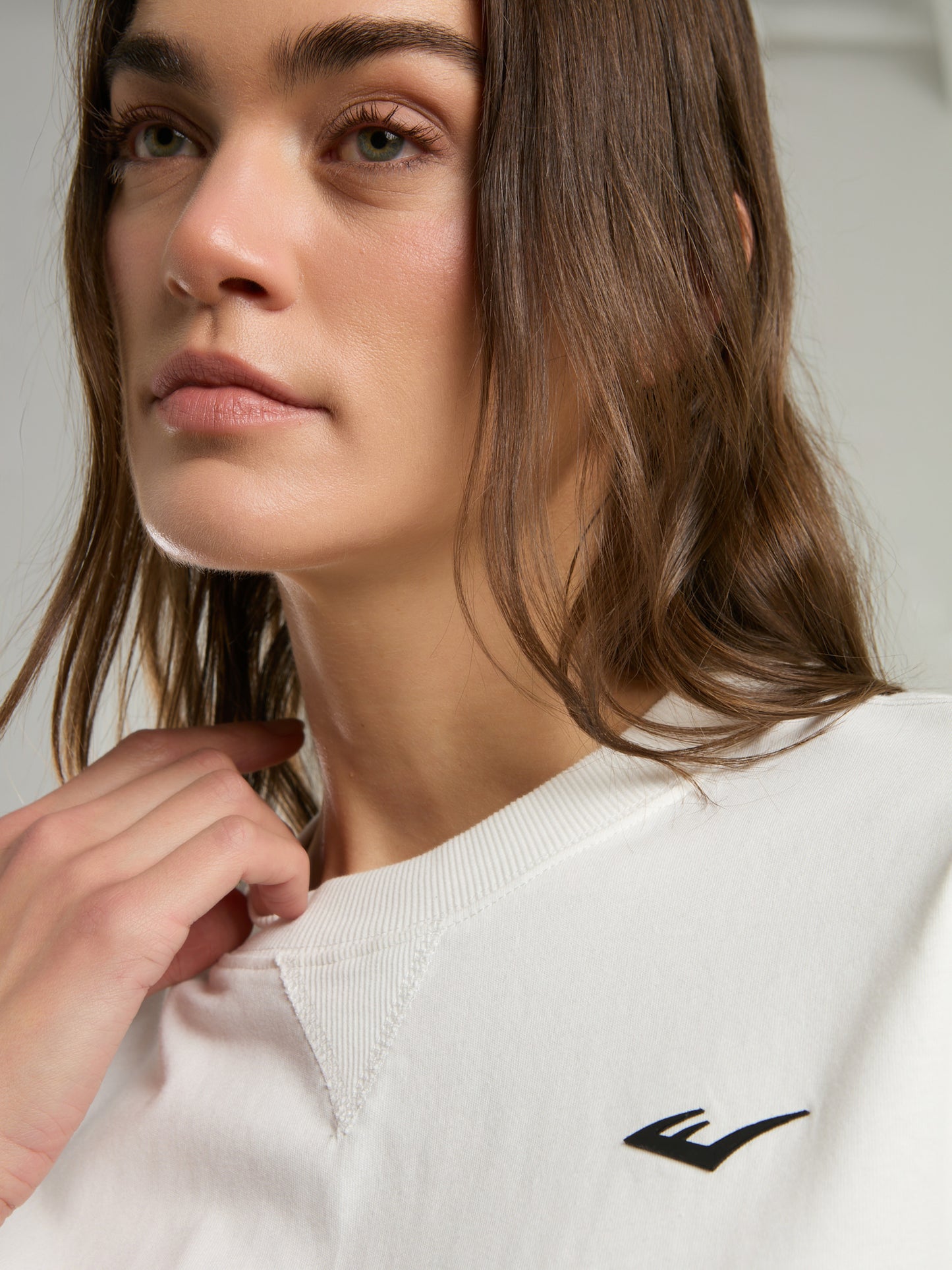 Ever Classics Wmn Comfort Beyaz Kadın Crop Tişört