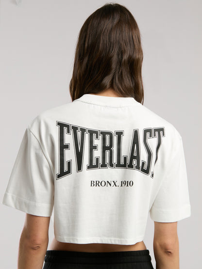 Ever Classics Wmn Comfort Beyaz Kadın Crop Tişört