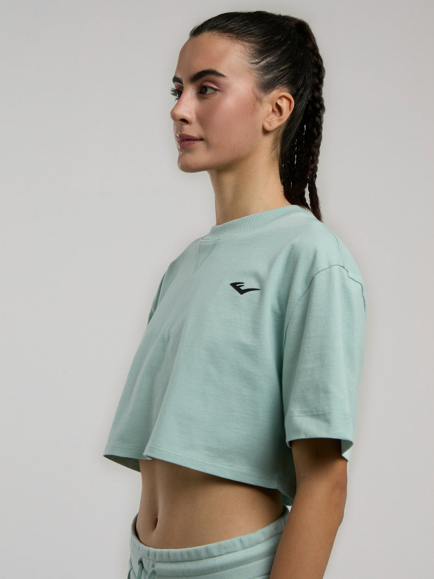 Ever Classics Wmn Comfort Su Yeşili Kadın Crop Tişört