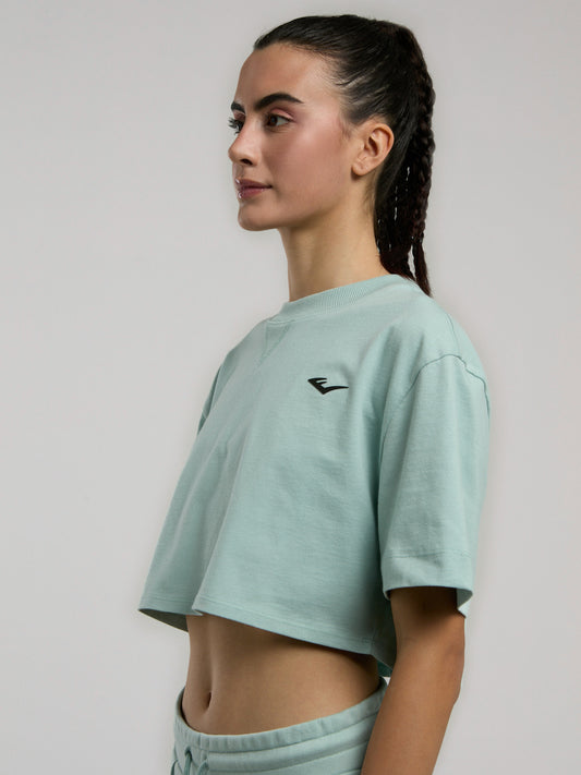 Ever Classics Wmn Comfort Su Yeşili Kadın Crop Tişört