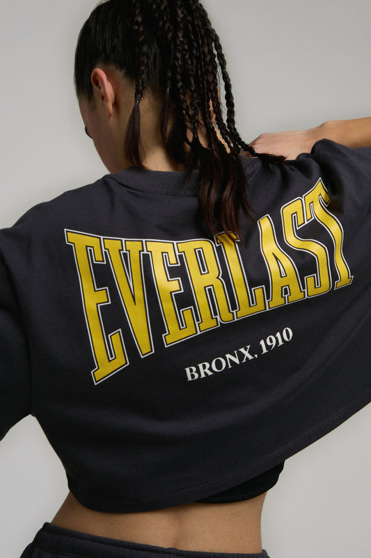 Ever Classics Wmn Comfort Füme Kadın Crop Tişört
