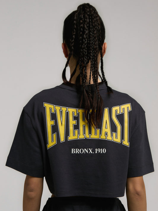 Ever Classics Wmn Comfort Füme Kadın Crop Tişört