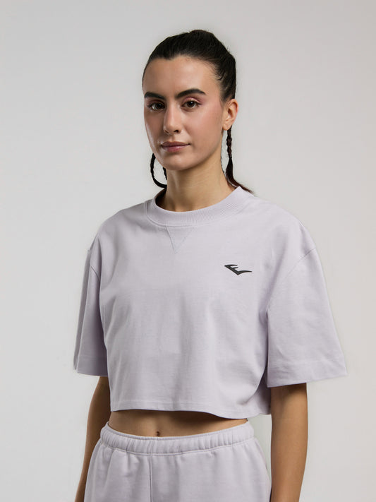 Ever Classics Wmn Comfort Lila Kadın Crop Tişört