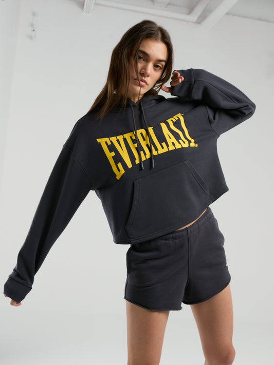 Ever Classics Wmn Füme Kadın Kapüşonlu Sweatshirt