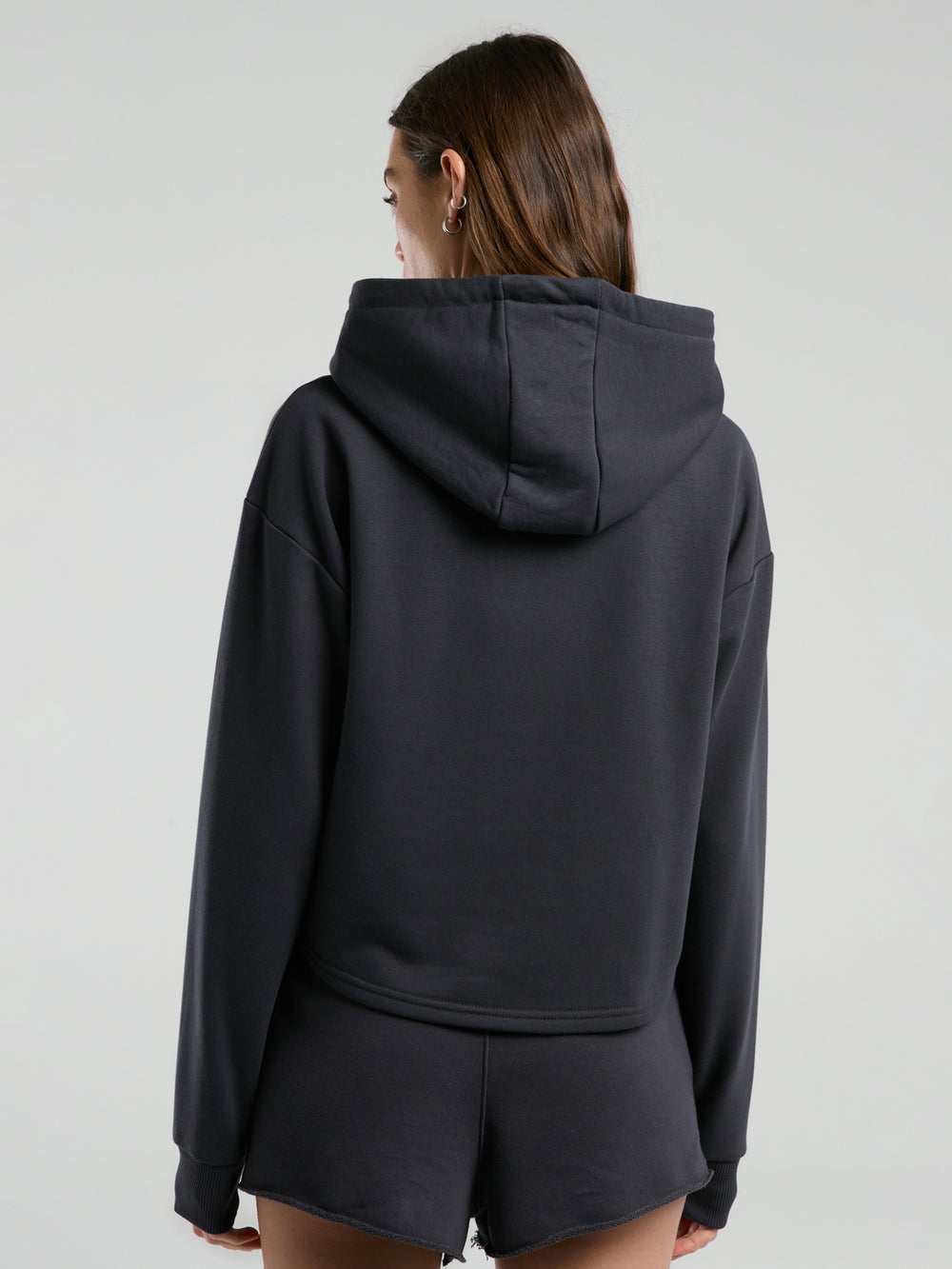 Ever Classics Wmn Füme Kadın Kapüşonlu Sweatshirt