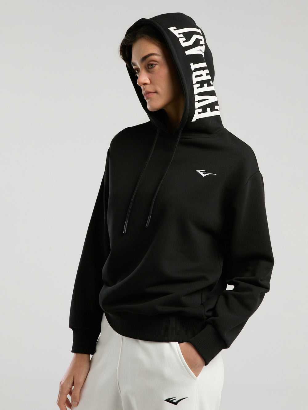 Ever Classics Wmn Comfort Siyah Kadın Kapüşonlu Sweatshirt