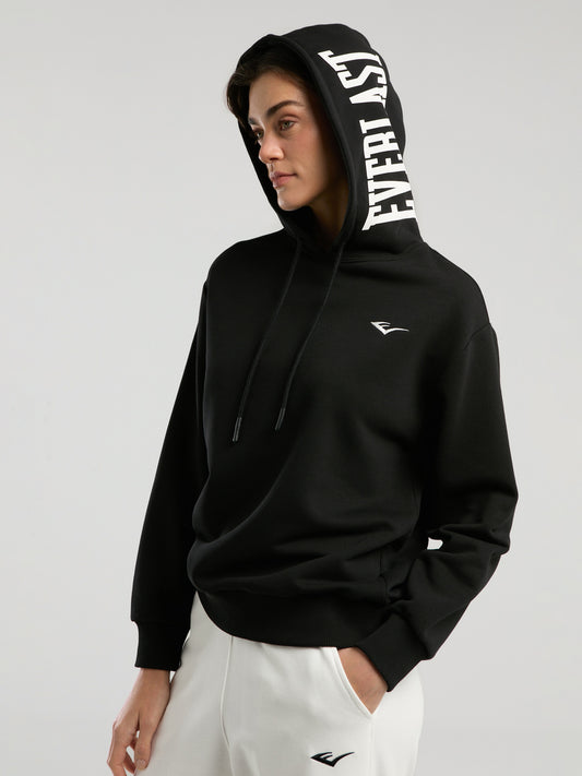 Ever Classics Wmn Comfort Siyah Kadın Kapüşonlu Sweatshirt