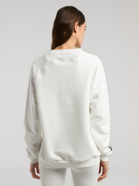 Ever Essentials Beyaz Kadın Sweatshirt