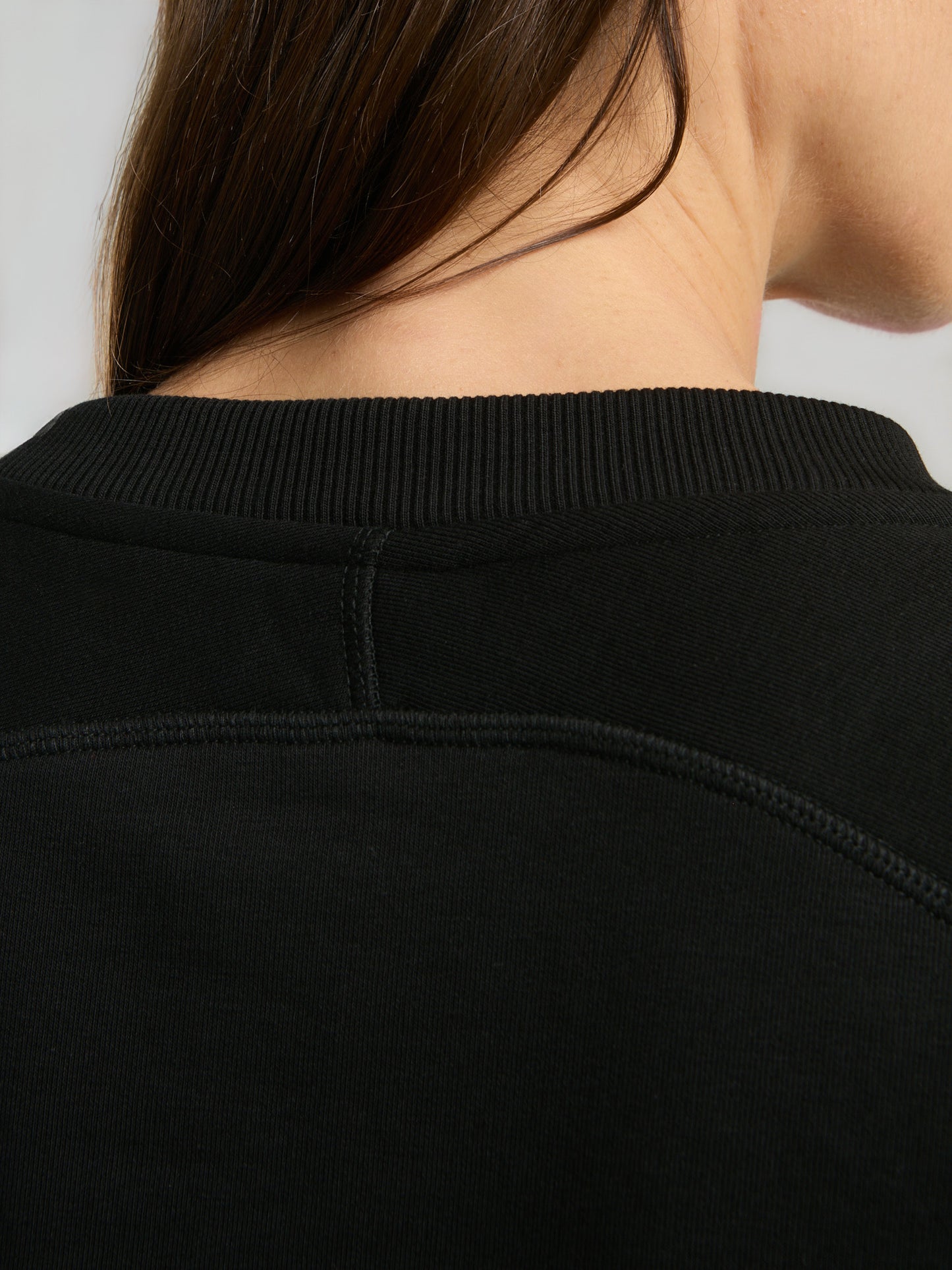 Ever Essentials Siyah Kadın Sweatshirt