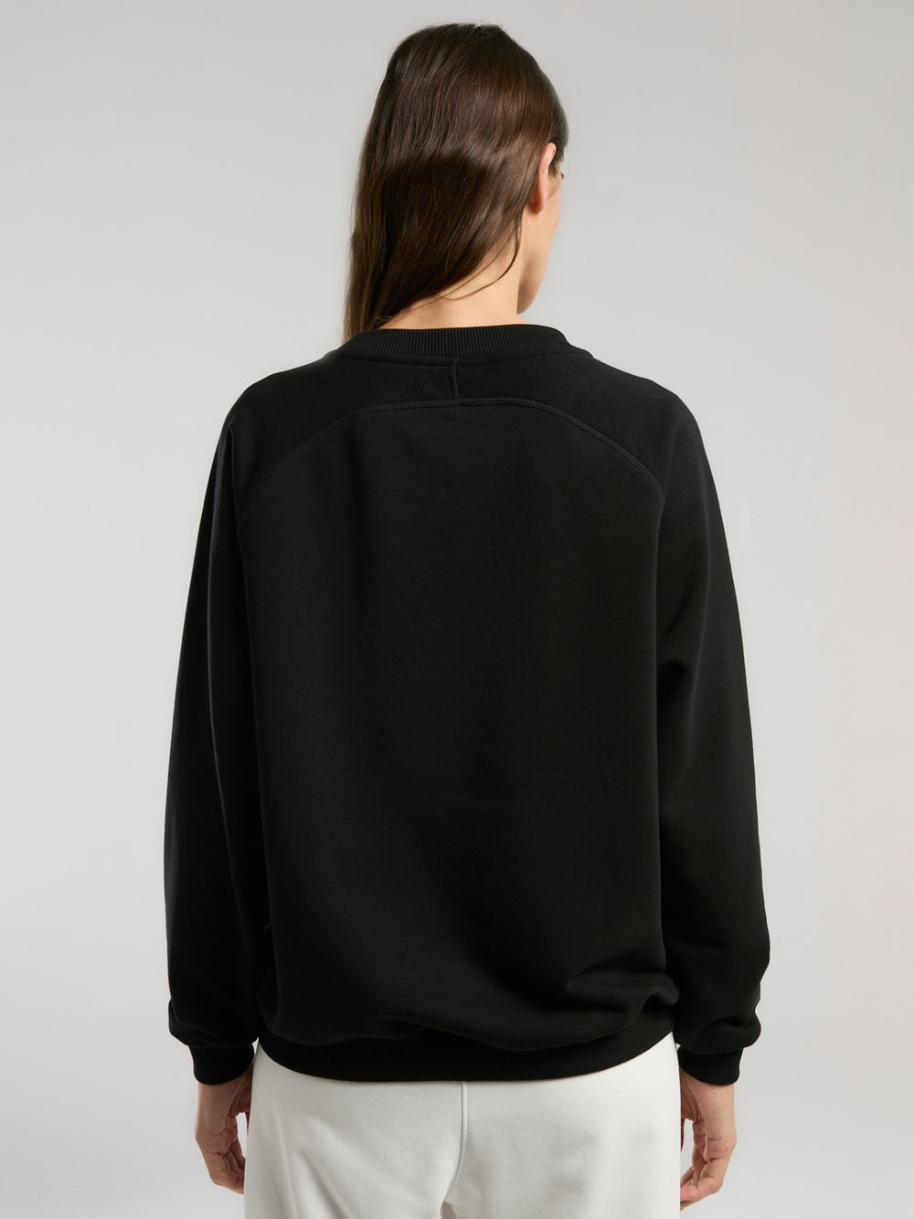 Ever Essentials Siyah Kadın Sweatshirt