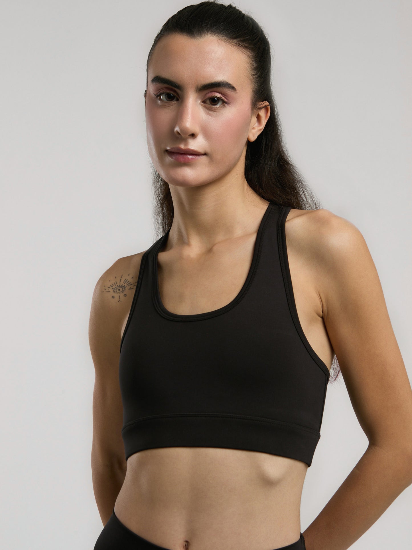 Everfit Training Essentials Siyah Kadın Cross Back Sporcu Sütyeni