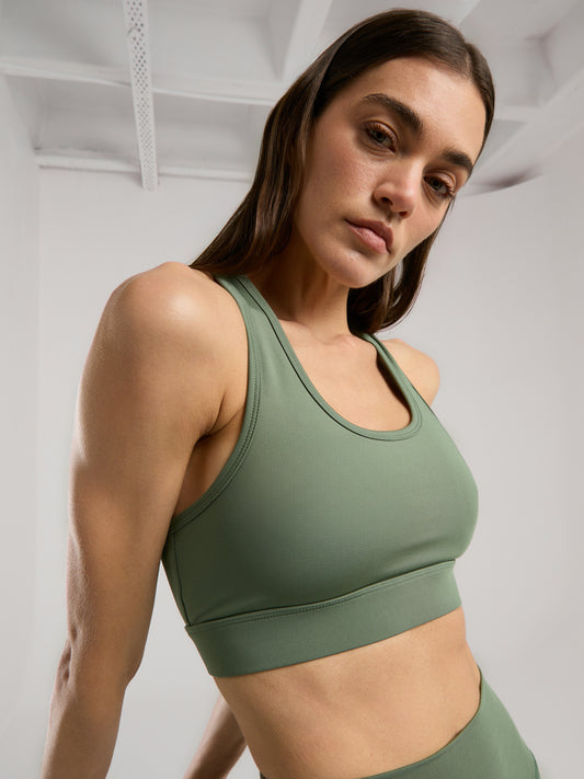 Everfit Training Essentials Haki Kadın Cross Back Sporcu Sütyeni