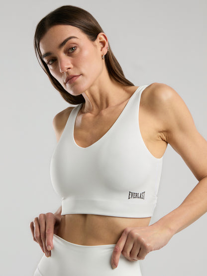 Everfit Training Essentials Beyaz Kadın Extended Sporcu Sütyeni