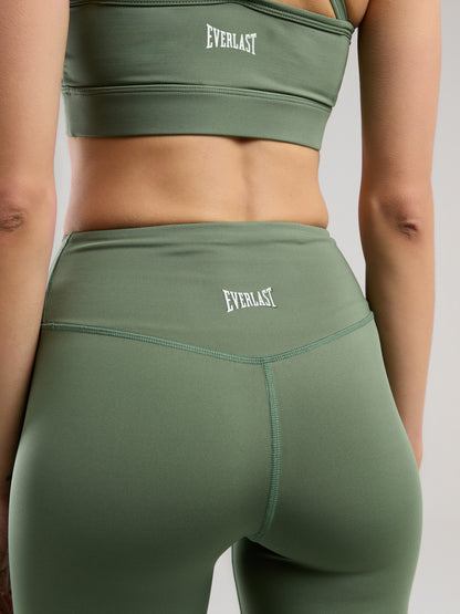 Everfit Training Essentials Haki Kadın Flat Tayt