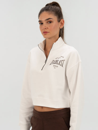 Everlast Bronx NYC Beyaz Kadın Sweatshirt