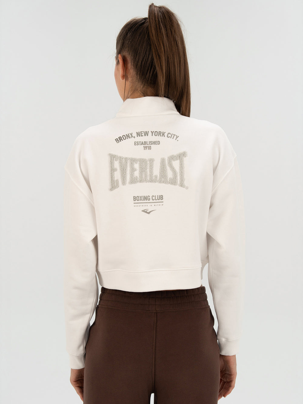 Everlast Bronx NYC Beyaz Kadın Sweatshirt