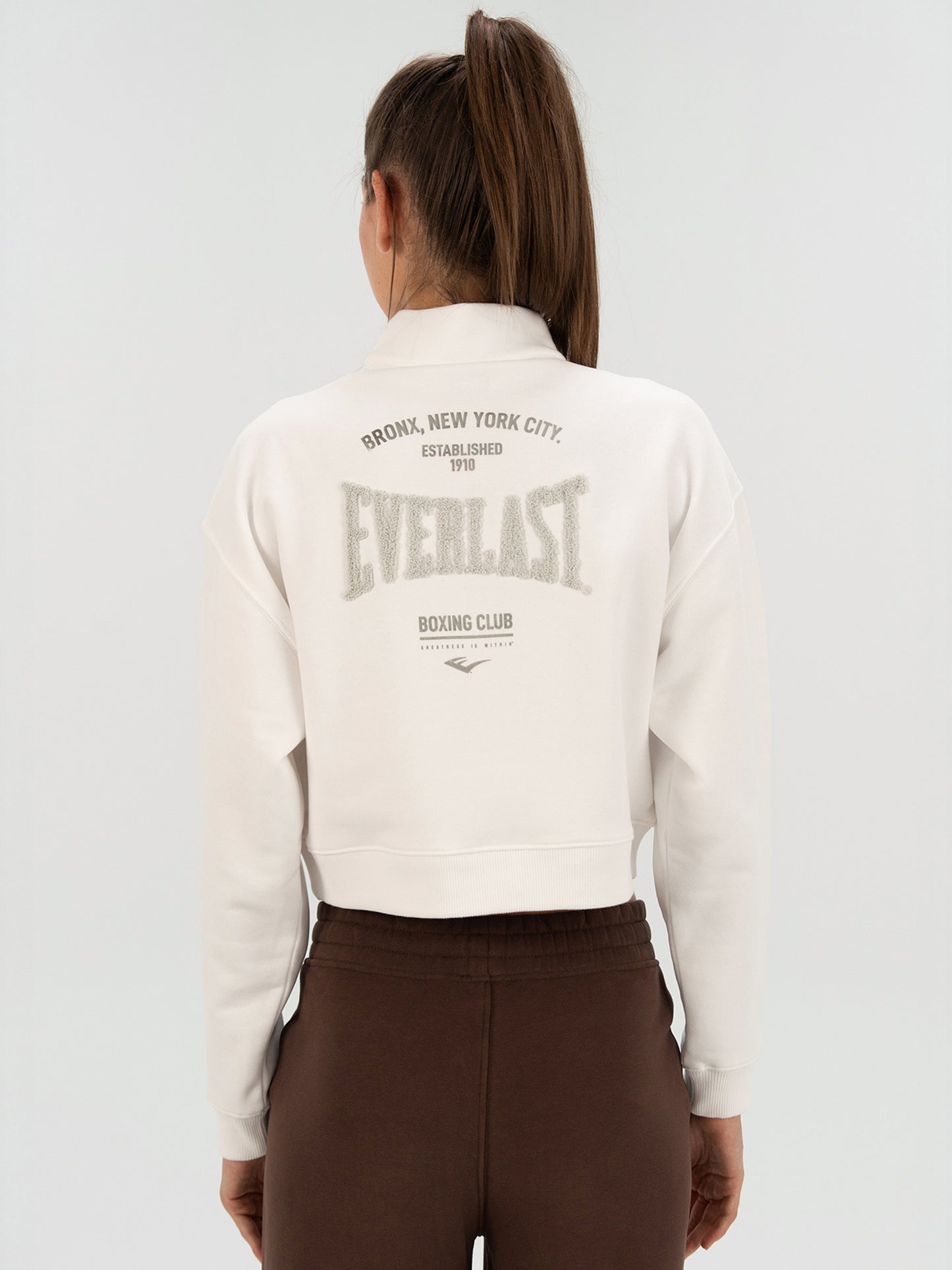 Everlast Bronx NYC Beyaz Kadın Sweatshirt