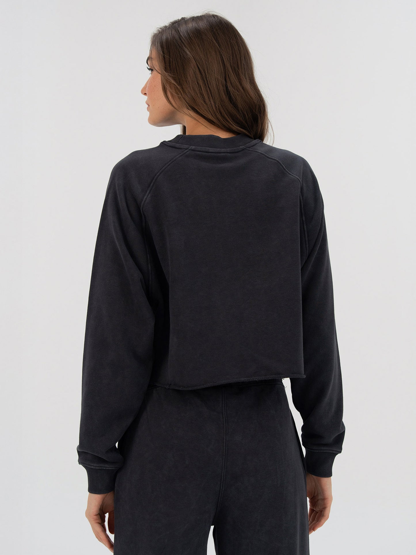 Everlast Cool Relax Wmn Antrasit Kadın Crop Sweatshirt