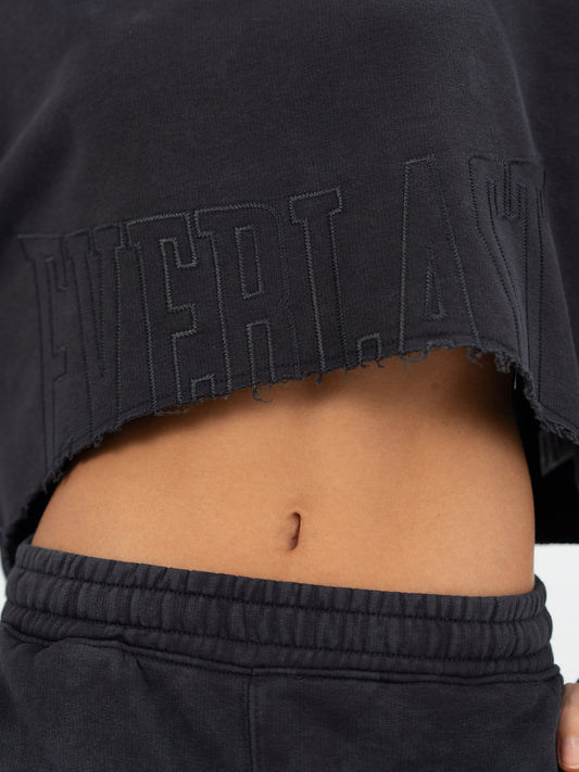 Everlast Cool Relax Wmn Antrasit Kadın Crop Sweatshirt