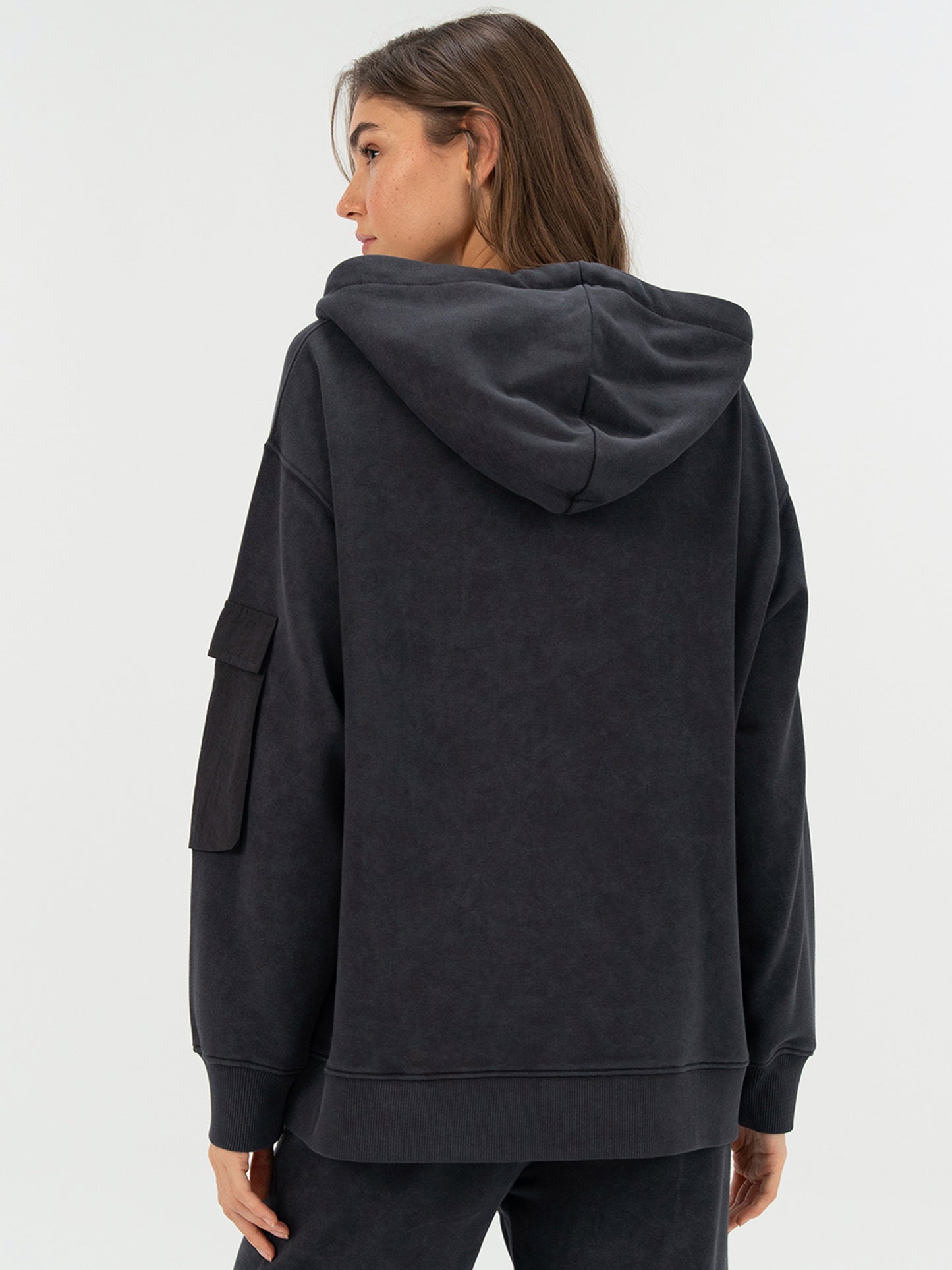 Everlast Cool Relax Wmn Antrasit Kadın Full Zip Kapişonlu Sweatshirt