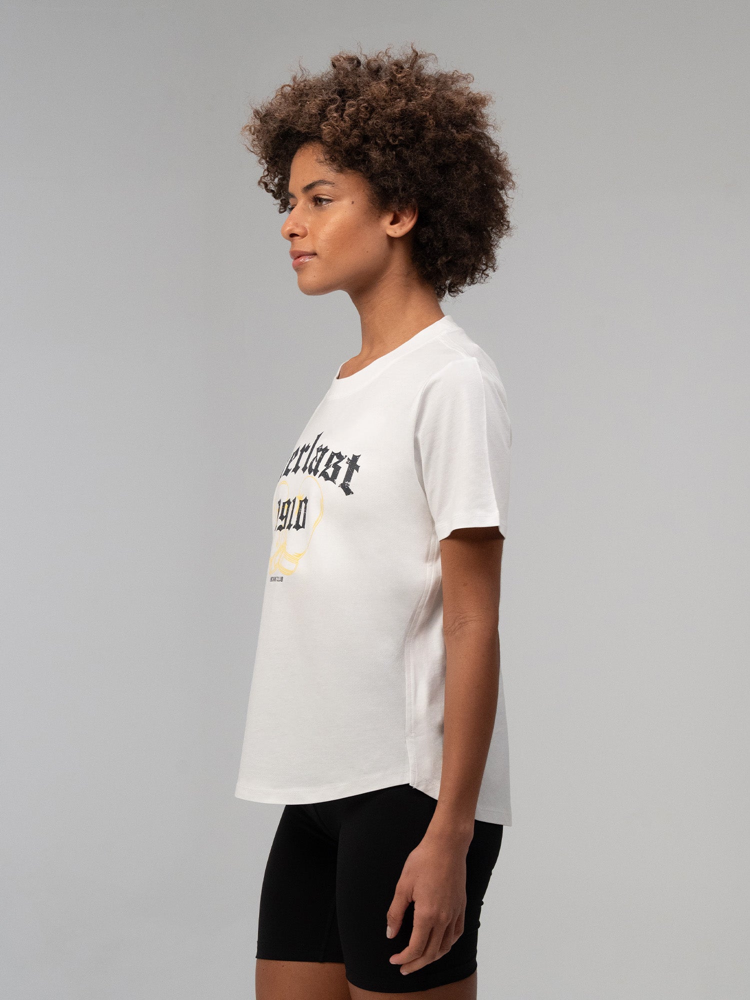 Everlast Graphic Boxing Collection Comfort Fit Beyaz Kadın Tişört