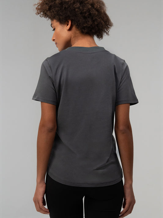 Everlast Graphic Boxing Collection Comfort Fit Füme Kadın Tişört