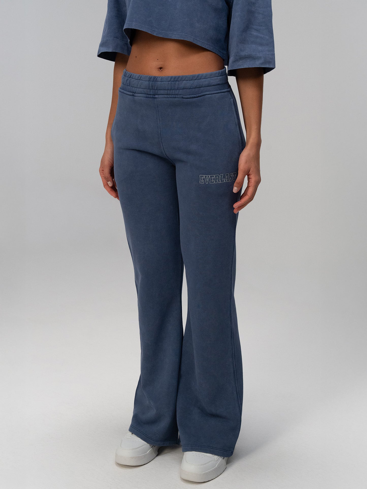 Everlast Giant Logo Oversize İndigo Kadın Eşofman Altı