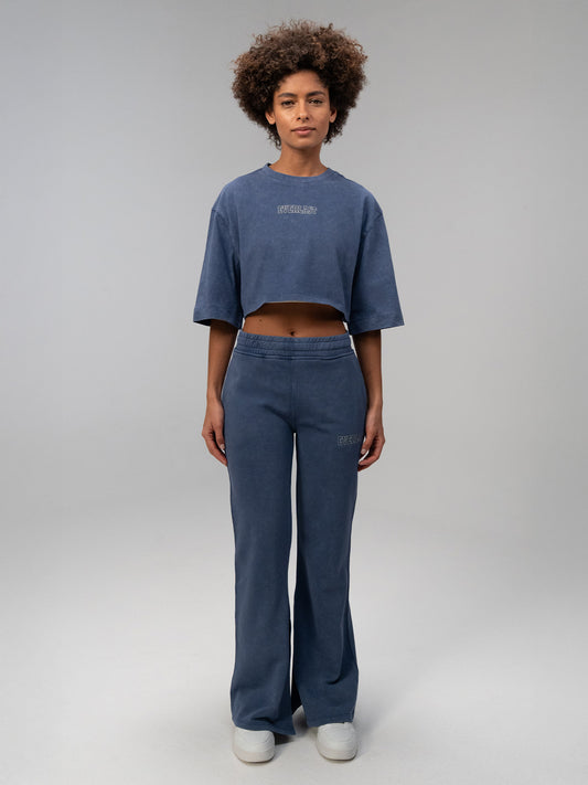 Everlast Giant Logo Oversize İndigo Kadın Eşofman Altı